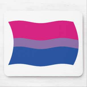 Tapis De Souris Drapeau Bisexuel Fierté Mousepad