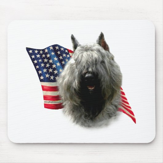 Tapis De Souris Drapeau Bouvier des Flandres (Devant)