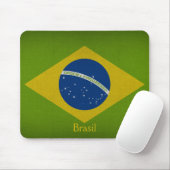 Tapis De Souris Drapeau Brasil (Avec souris)