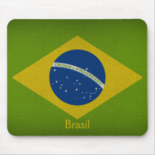 Tapis De Souris Drapeau Brasil
