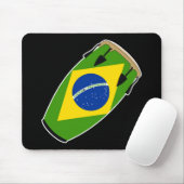 Tapis De Souris Drapeau Brésil de Conga (Avec souris)