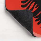 Tapis De Souris Drapeau brillant albanais (Coin)