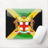 Tapis De Souris Drapeau brillant jamaïcain (Avec souris)