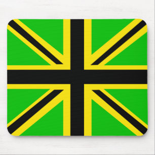 Tapis De Souris Drapeau britannique jamaïcain Mousepad