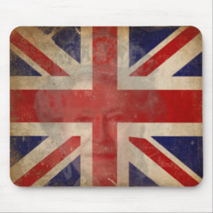 Tapis De Souris Drapeau BRITANNIQUE sale Mousepad avec la Reine