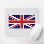 Tapis de souris drapeau britannique Union Jack (Avec souris)