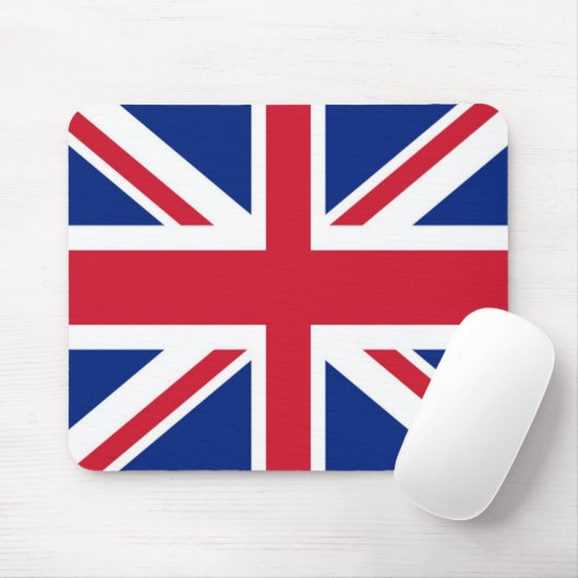 Tapis De Souris Drapeau britannique (Union Jack) Mousepad (Avec souris)