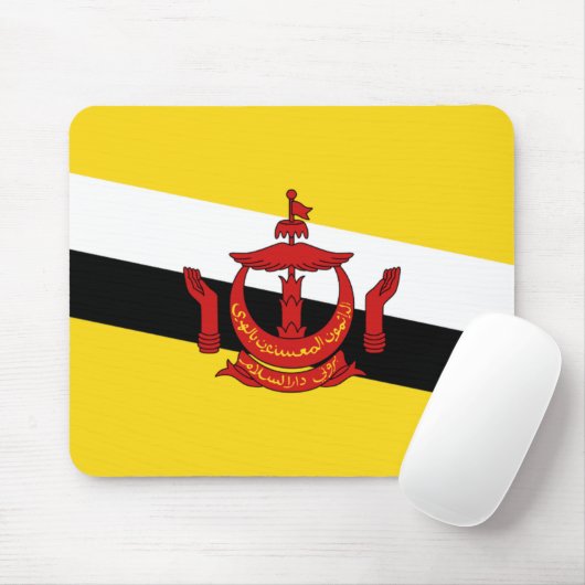 Tapis De Souris Drapeau Brunei Mousepad (Avec souris)