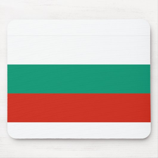 Tapis De Souris Drapeau Bulgarie (Devant)