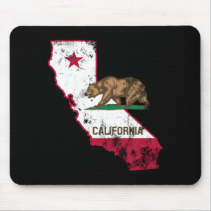 Tapis De Souris Drapeau californien Patriotique