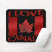 Tapis De Souris Drapeau Canada Mousepad I Love Canada Mousepad (Avec souris)