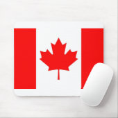 Tapis De Souris Drapeau-Canadien (Avec souris)