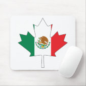 Tapis De Souris Drapeau canadien mexicain (Avec souris)