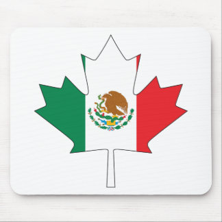 Tapis De Souris Drapeau canadien mexicain