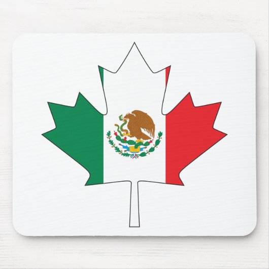 Tapis De Souris Drapeau canadien mexicain (Devant)