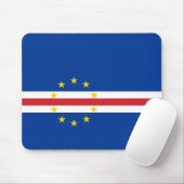Tapis De Souris Drapeau cap-verdien (Cap-Vert) (Avec souris)
