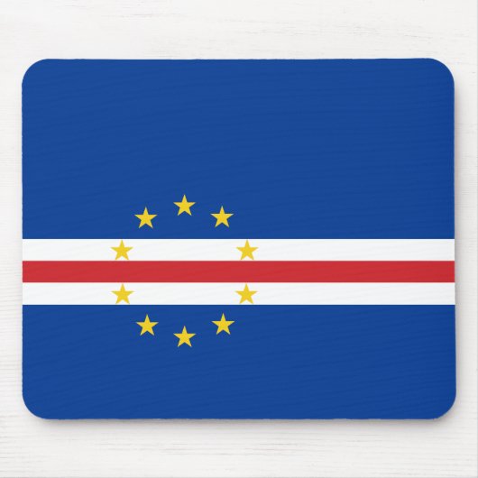 Tapis De Souris Drapeau cap-verdien (Cap-Vert) (Devant)
