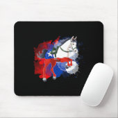 Tapis De Souris Drapeau Chili équitation (Avec souris)