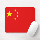 Tapis De Souris Drapeau chinois Mousepad (Avec souris)
