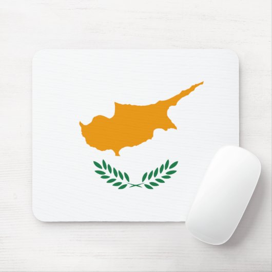 Tapis De Souris Drapeau chypriote Mousepad (Avec souris)