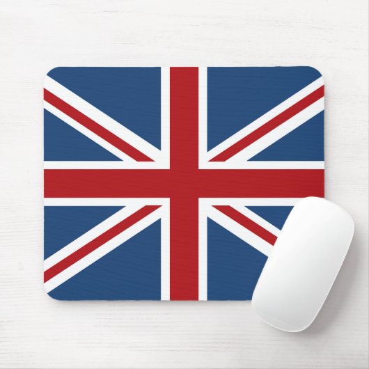 Tapis De Souris Drapeau classique d'Union Jack R-U (Avec souris)
