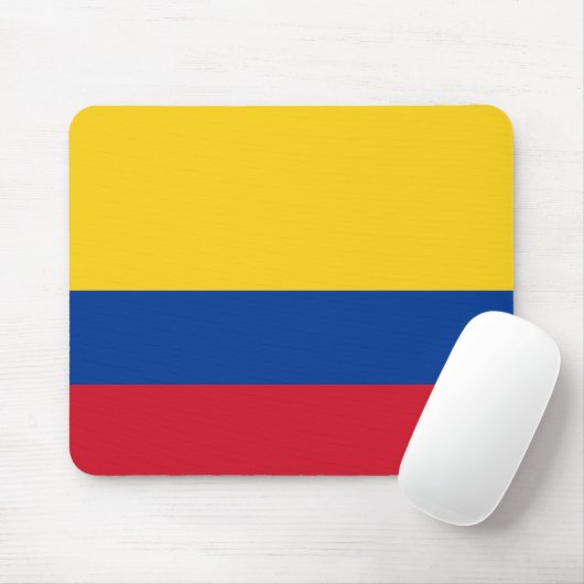 Tapis De Souris Drapeau Colombie (Colombie) (Avec souris)