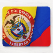 Tapis De Souris Drapeau colombien Mousepad (Devant)