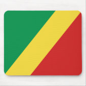 Tapis De Souris Drapeau Congo-Brazzaville Mousepad (Devant)
