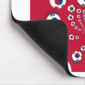 Tapis De Souris Drapeau Corée du Sud Kaleidoscope (Coin)