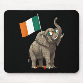 Tapis De Souris Drapeau Côte d'Ivoire Eléphant Ivoirien