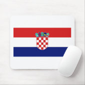 Tapis De Souris Drapeau Croatie (Avec souris)