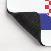 Tapis De Souris Drapeau Croatie (Coin)