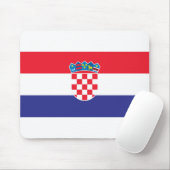 Tapis De Souris Drapeau Croatie (Avec souris)