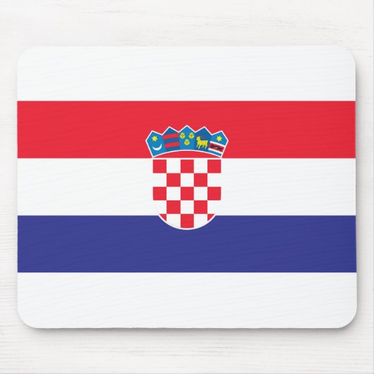 Tapis De Souris Drapeau Croatie (Devant)