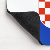 Tapis De Souris Drapeau Croatie (Coin)