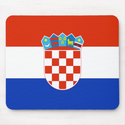 Tapis De Souris Drapeau Croatie (Devant)