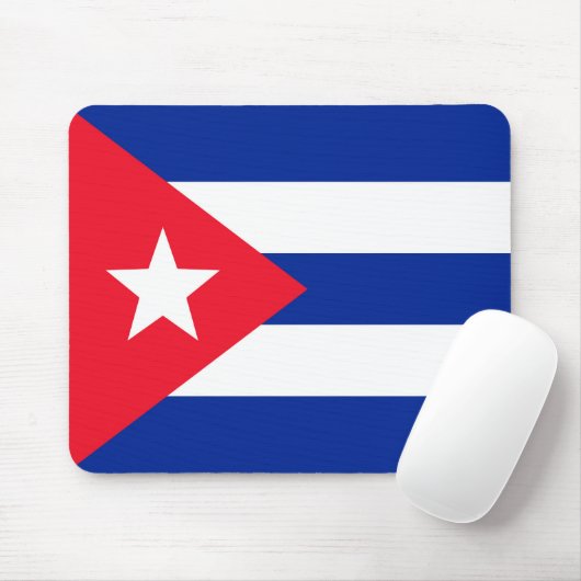Tapis De Souris Drapeau Cuba (Avec souris)