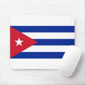 Tapis De Souris Drapeau Cuba (Avec souris)