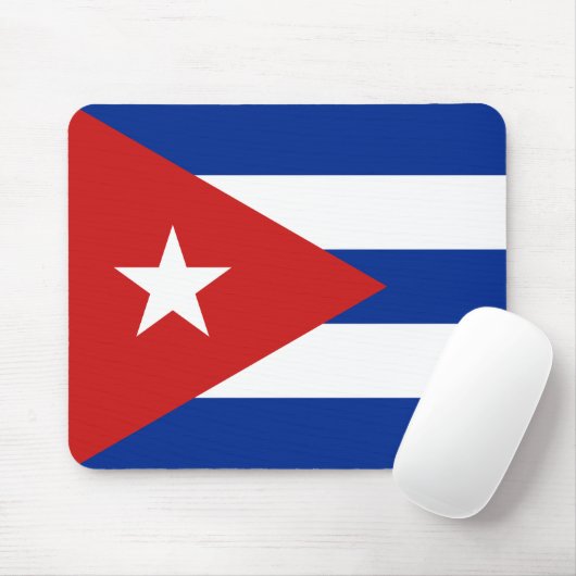 Tapis De Souris Drapeau Cuba (Avec souris)