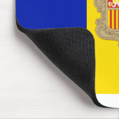 Tapis De Souris Drapeau d'Andorre (Coin)