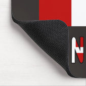 Tapis De Souris Drapeau danois Danemark Dannebrog (Coin)