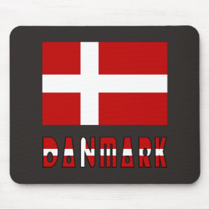 Tapis De Souris Drapeau danois Danemark Dannebrog