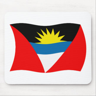 Tapis de souris Drapeau d'Antigua-et-Barbuda