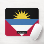 Tapis De Souris Drapeau d'Antigua-et-Barbuda (Avec souris)