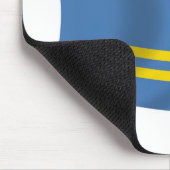 Tapis de souris Drapeau d'Aruba (Coin)