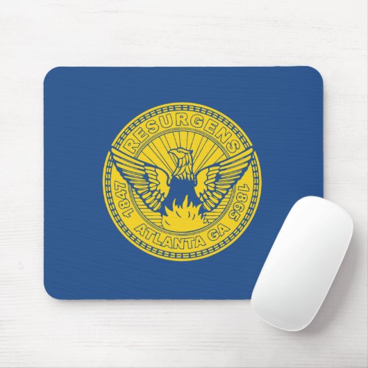 Tapis De Souris Drapeau d'Atlanta, Géorgie Souris Pad (Avec souris)