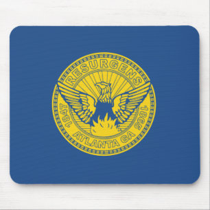 Tapis De Souris Drapeau d'Atlanta (Géorgie, USA)