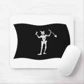 Tapis de souris Drapeau de Barbe Noire (Avec souris)