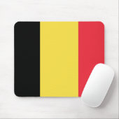 Tapis De Souris Drapeau de Belgique Mousepad (Avec souris)