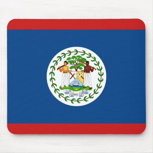 Tapis De Souris Drapeau de Belize Mousepad (Devant)